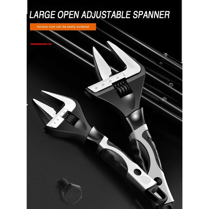 

Adjustable Wrench Stainless Steel Universal Spanner Mini Nut Key Hand Tools Portable Wrench Tools Gadgets