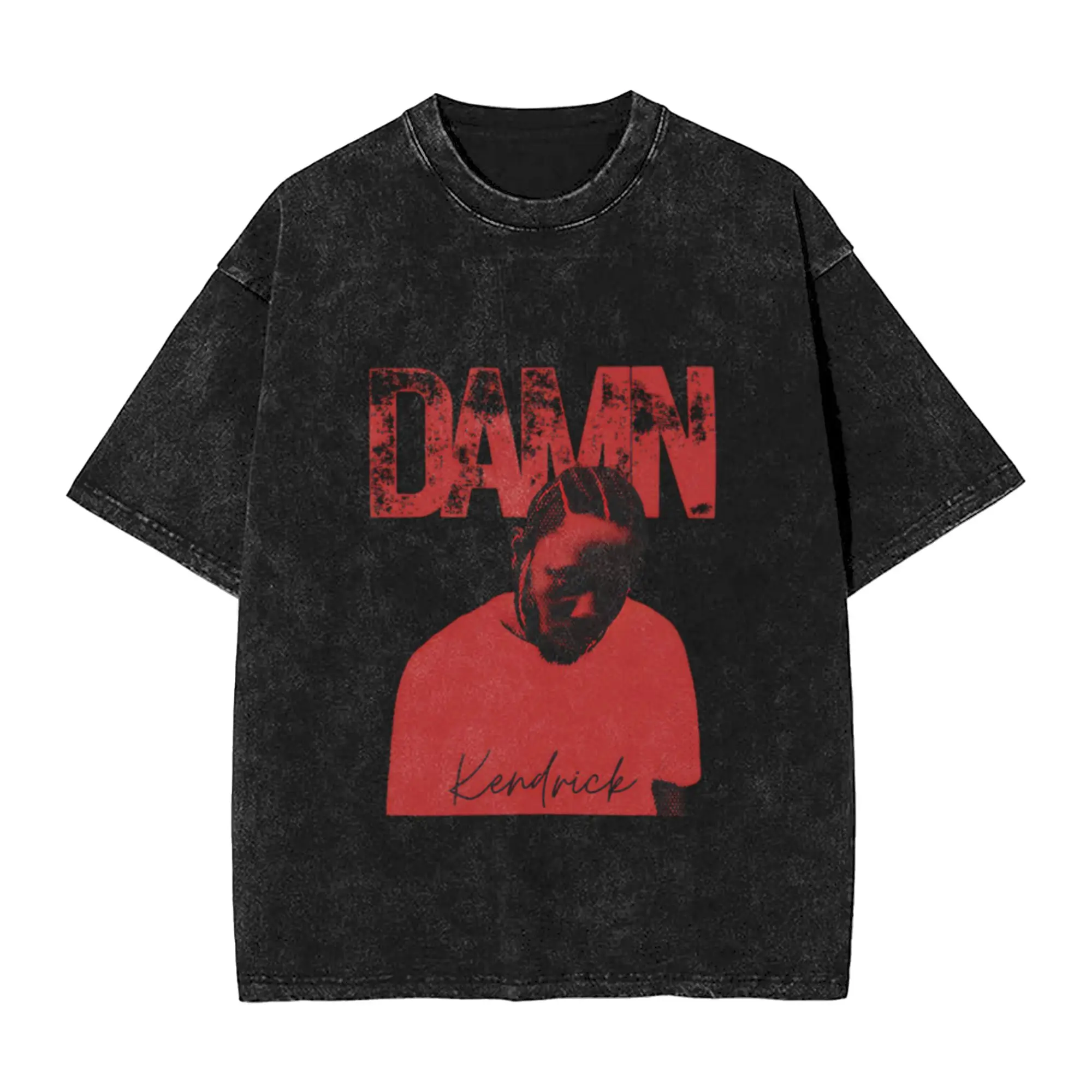 Kendrick Lamar damn  549 Unique Comfort A Washed T Shirt Men's Women's Oversized Cotton Tees Tops
