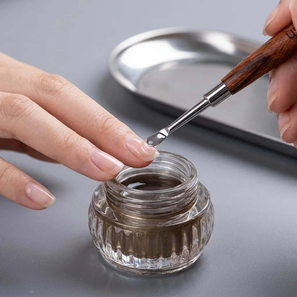 Dual-Head Sandalwood Nail Sculpting Pen 1PCS Multi-use 3D Nail Art Brush Gel Polish Color Mixing Manicure Supplies