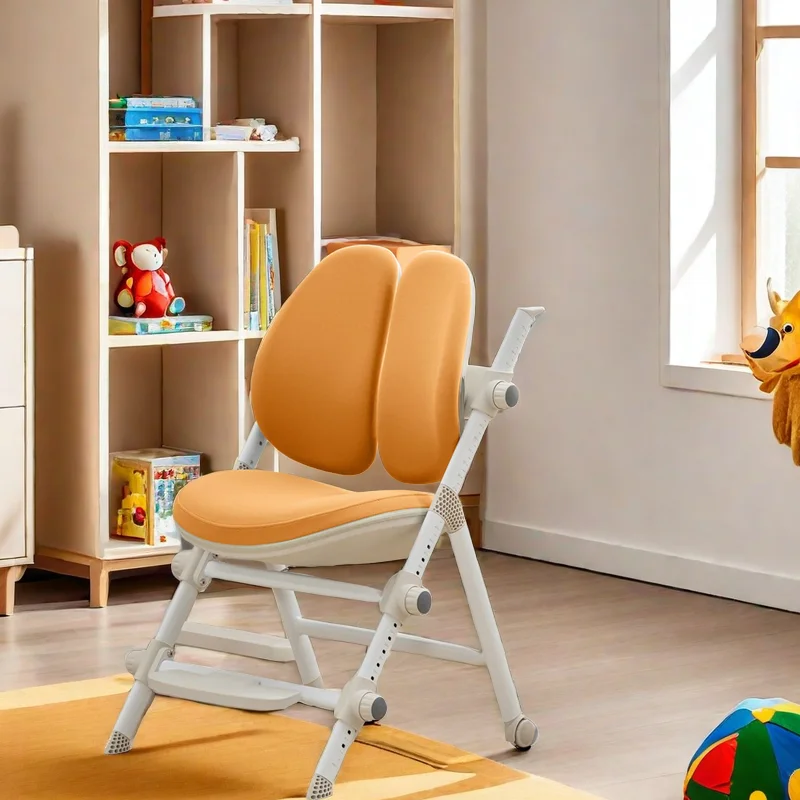 Growing Chair Children Child Furniture Safety Seats School Designer Kids Study Girl Design Silla De Escritorio Room Stool