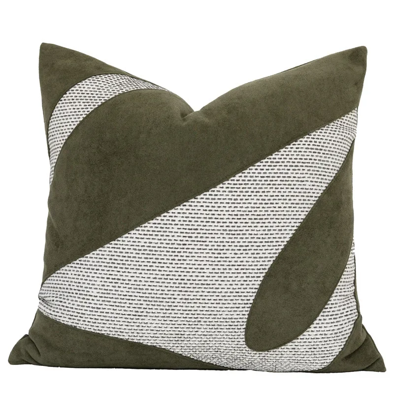 Light luxury Cushion Cover American Style Green Series Throw Pillow Case Decorative For Sofa Bed Living Room Home