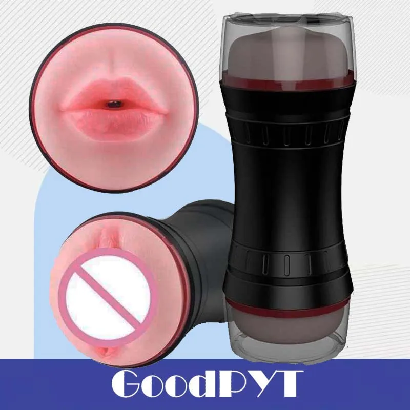 

Male Masturbator Silicone Artificial Realistic Vagima Sucking Machine Aircraft Cup 18 Adults Only Toys For Men Masturbation Tool