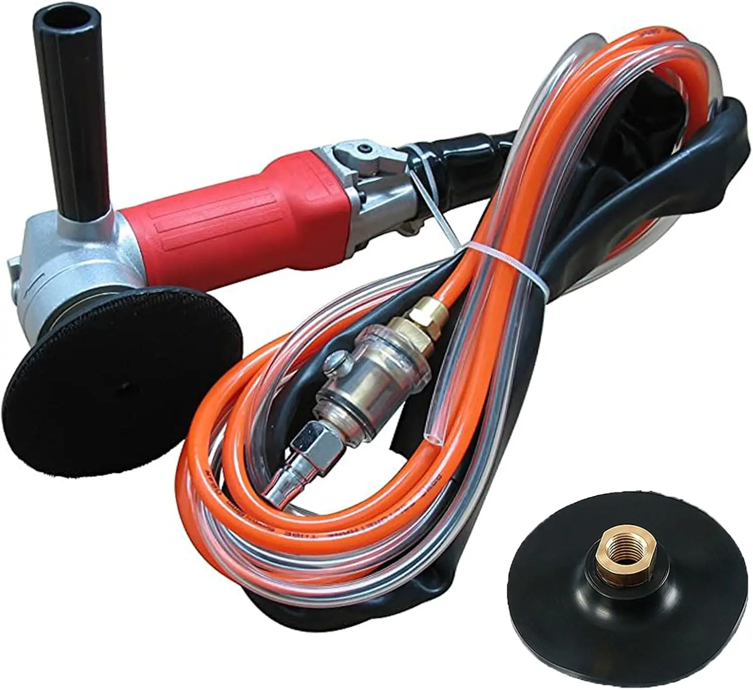 

4-Inch Air Wet Stone Polisher, 5500 RPM with Rear Exhaust, Air-Powered for Efficient Polishing