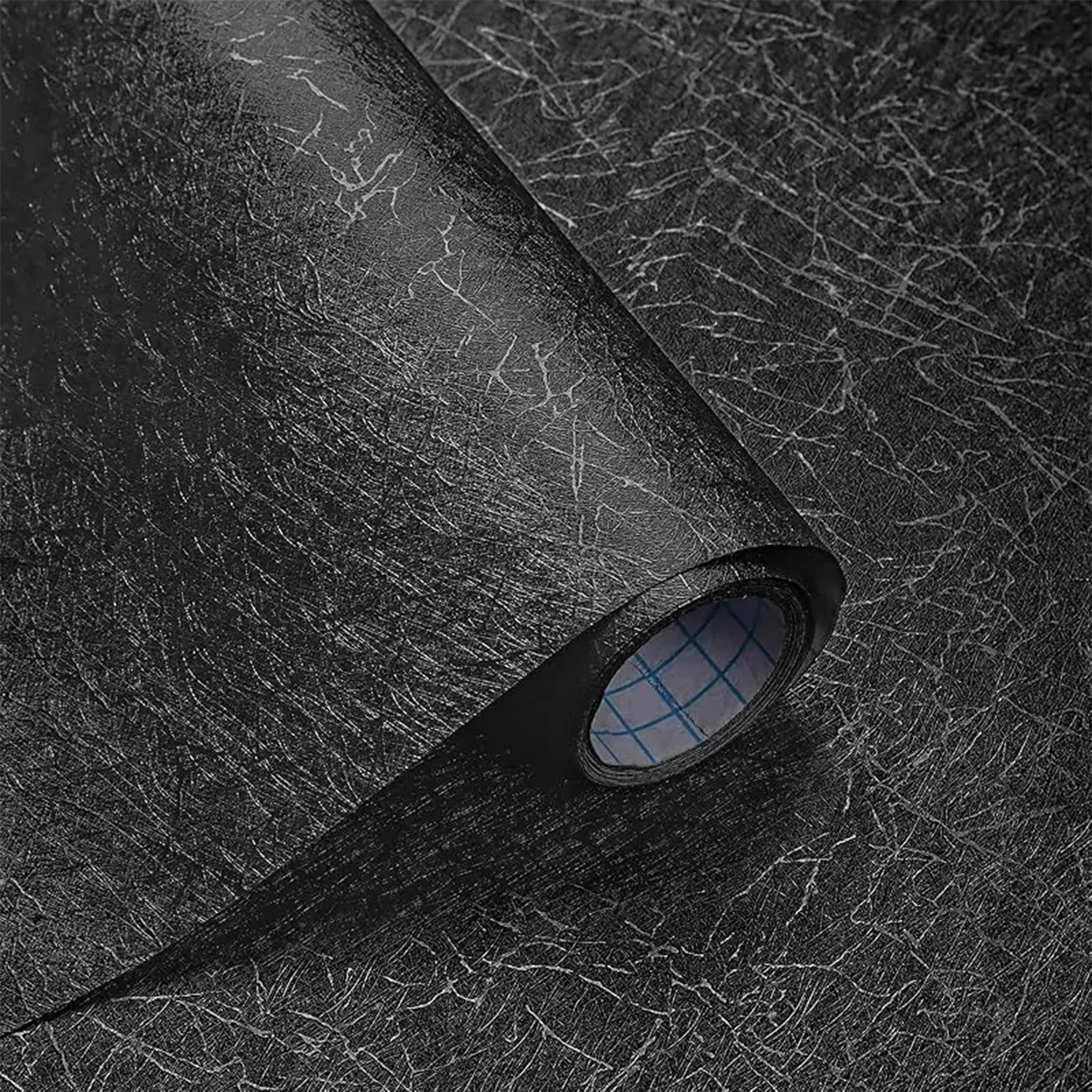 

Черные водонепроницаемые самоклеящиеся обои и шелковистая пленка из ПВХ: лучше всего подходит для макияжа в ванной, кафе и спальне.