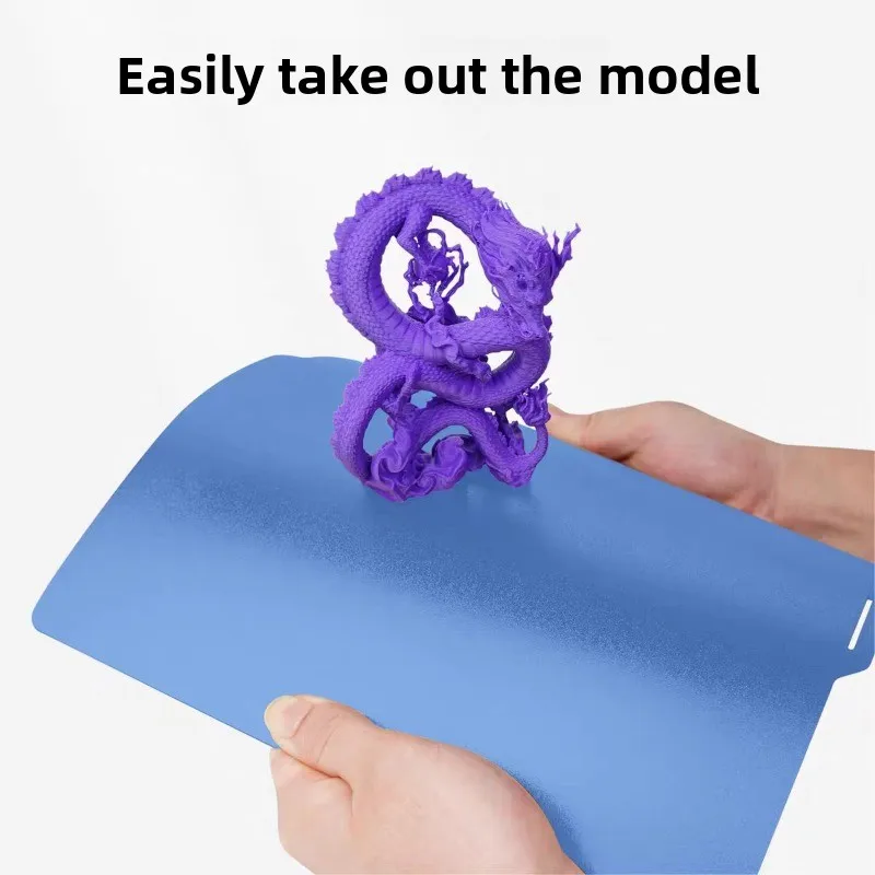 1/2 قطعة 256 مللي متر بلوبورد السبورة مناسبة ل Bambu A1/P1P/P1S/X1/X1C/X1E على الوجهين محكم ثلاثية الأبعاد طابعة الربيع لوح فولاذي #3