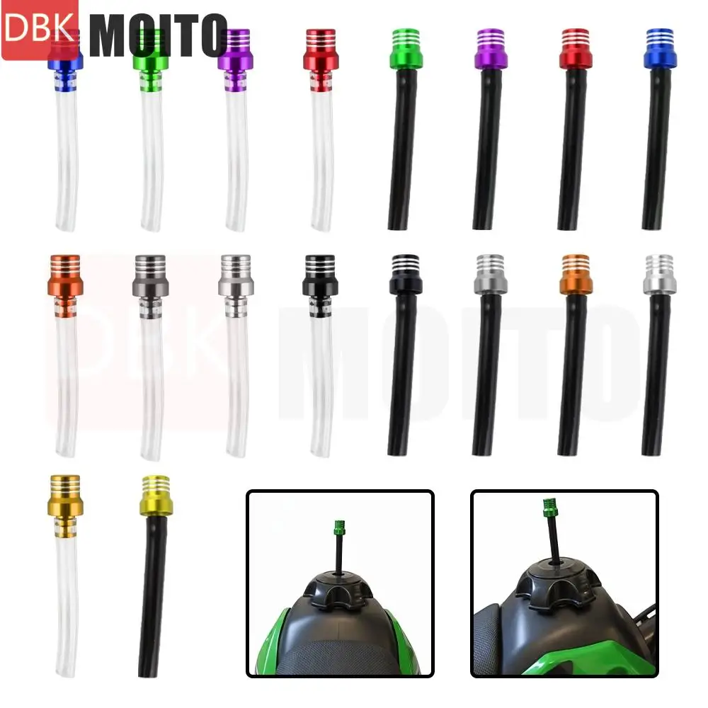 

Universal Colorful Fuel Tank Cap Vent Breather Hose Gas Oil Cap Valve Vent Breather Pipe Hose Tank For KTM For HONDA For YAMAHA