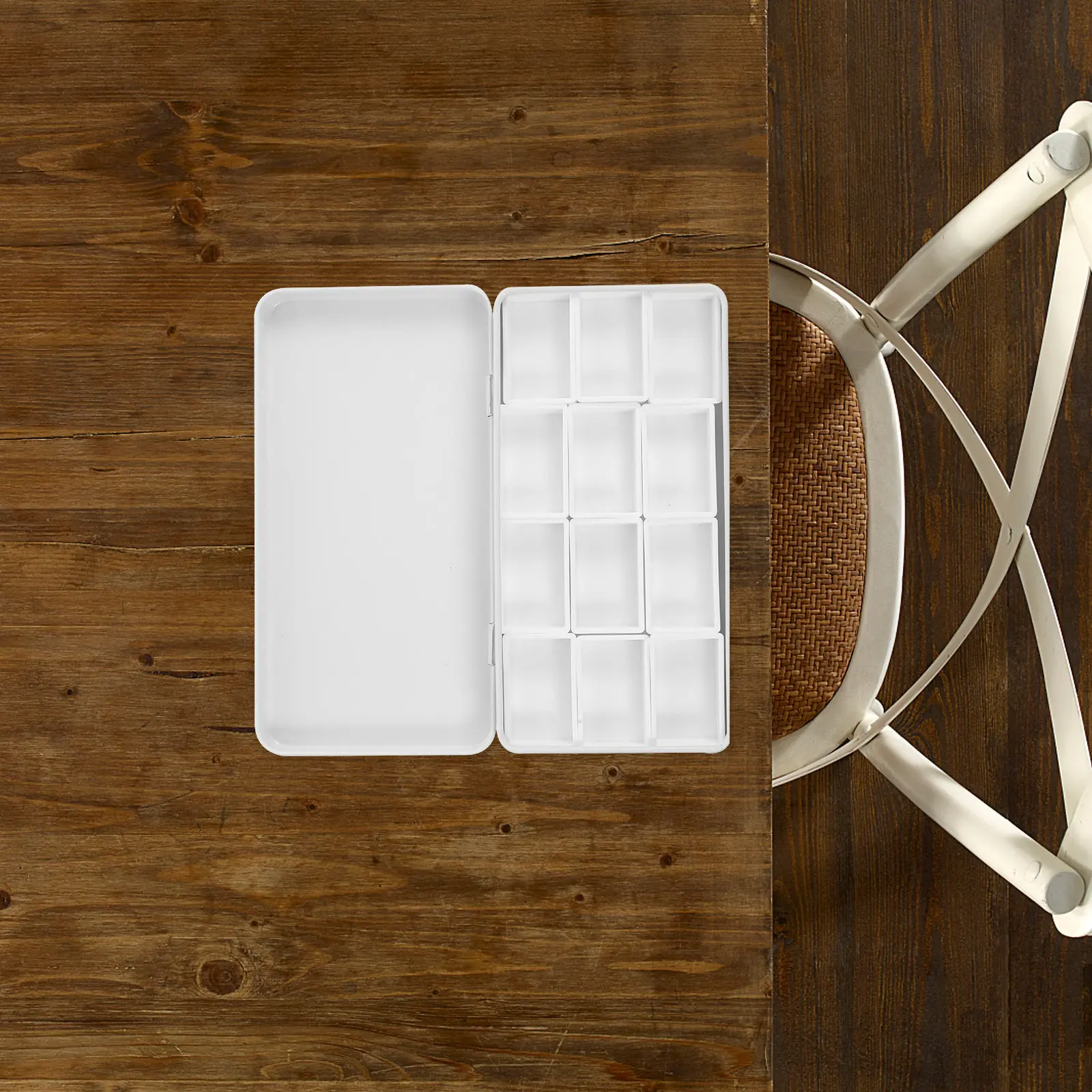 

Empty Watercolor Tin Portable Paint Case 1Set Lightweight Easy Wash Stable Material Painting Accessory Empty Watercolour Tin