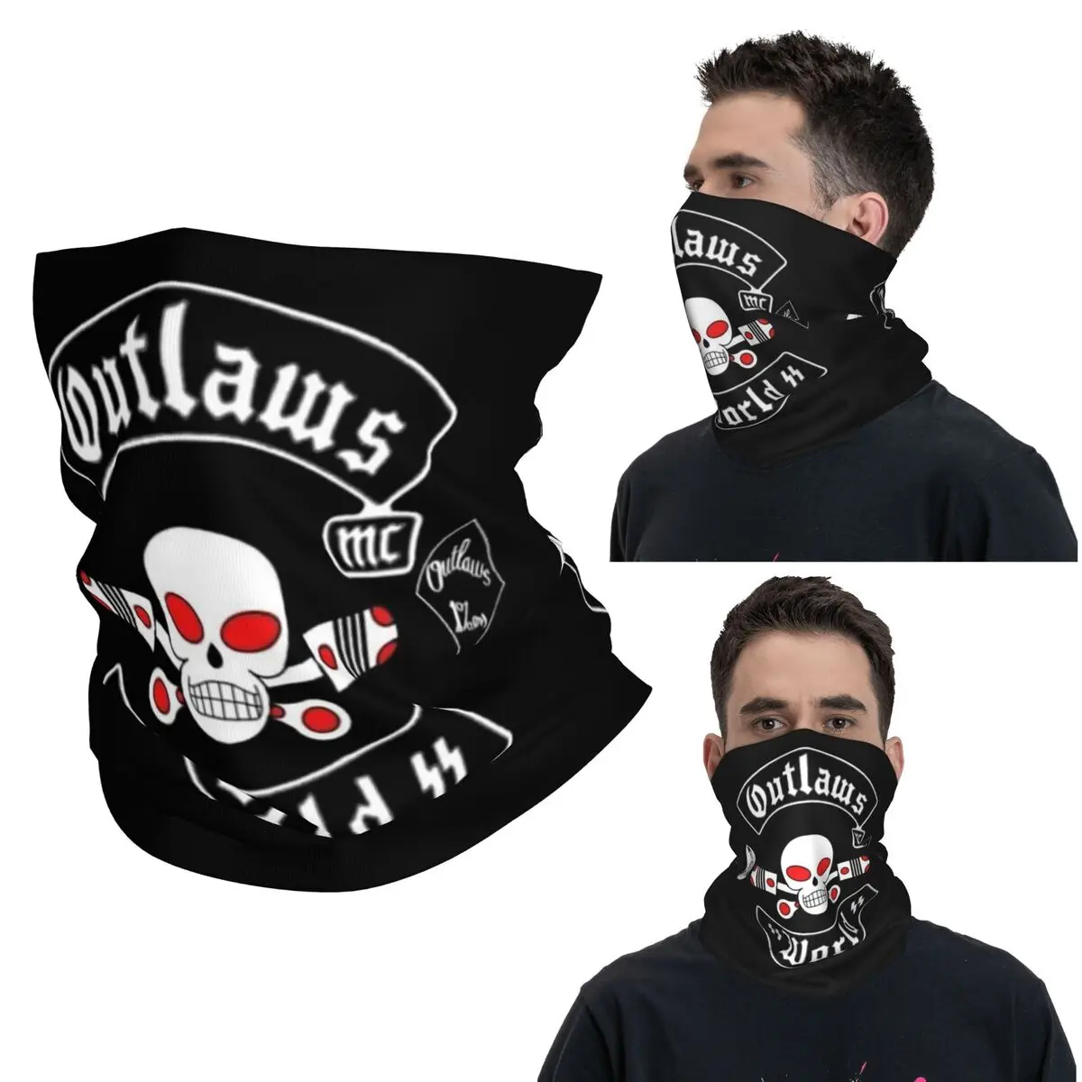 

Outlaws Mc Support бандана, гетры с принтом, волшебный шарф, многофункциональный головной убор для бега, дышащий унисекс для взрослых