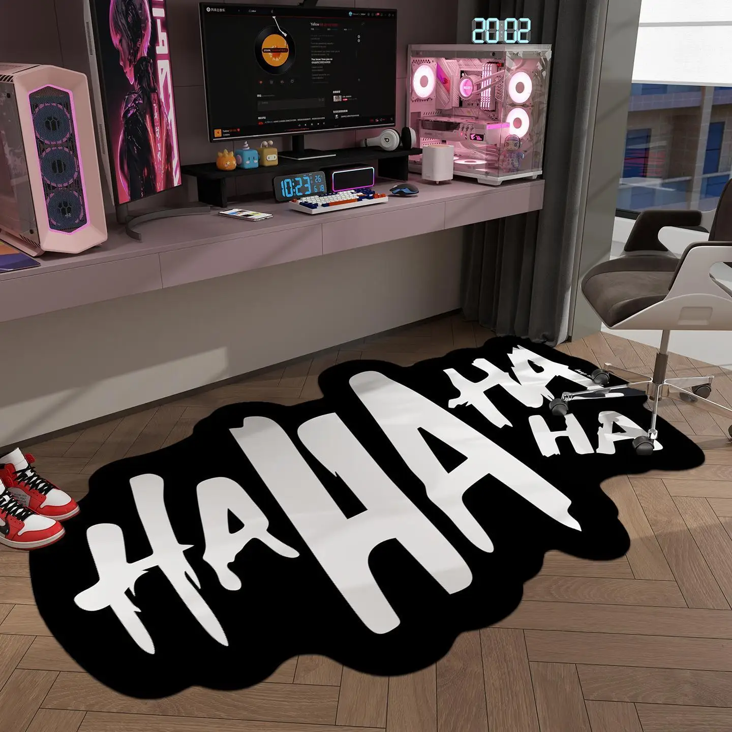 Modern Creative Alien Carpet Gaming Room Decoration Non-slip Living Room Big Size Rug Lint-free Easy Clean Bedroom Bedside Mat