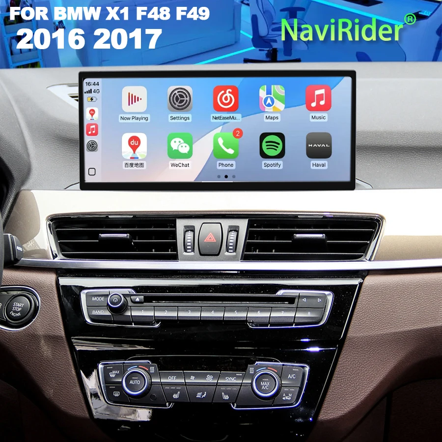 

15,8-дюймовый для BMW X1 F48 F49 NBT 2016 2017, GPS-навигатор, видеоплеер, Carplay, Android Auto, беспроводной Carplay, автомобильный радиоприемник, головное устройство