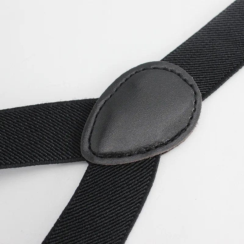 بلون الحمالات الجلدية المرنة الأقواس الرجال النساء الأسود الأشرطة قابل للتعديل لبدلة الزفاف تنورة اكسسوارات هدية الموضة