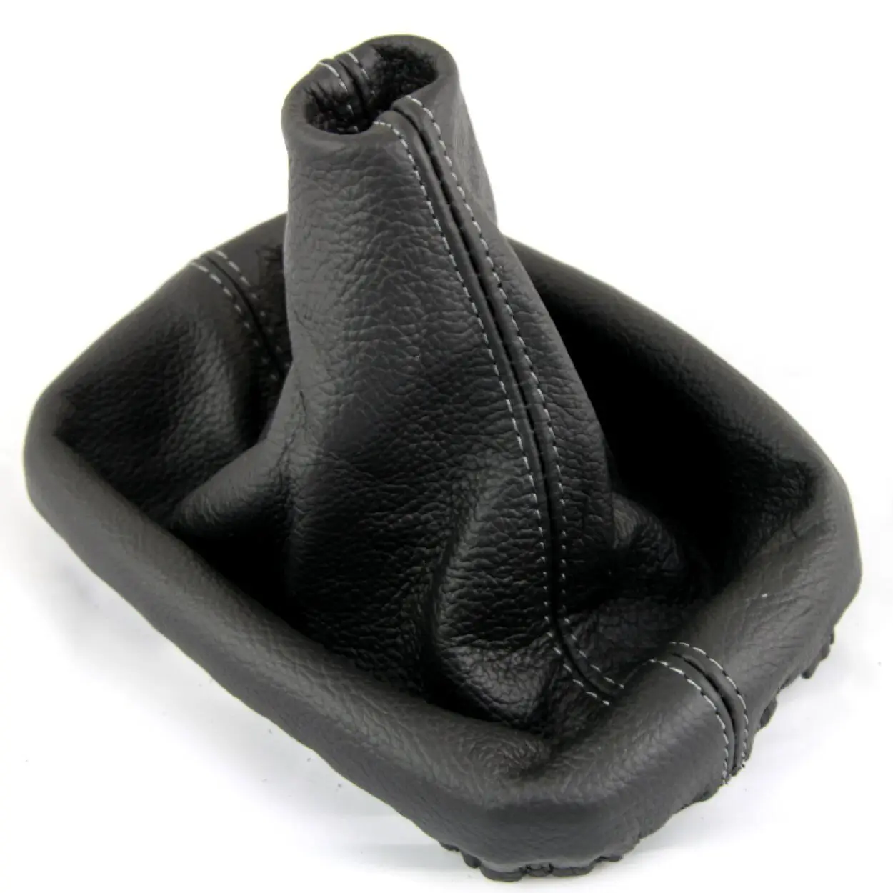 Manual Black Stitch Gear Stick Gaiter Leather For Land Rover Freelander Mk2 2006-2014