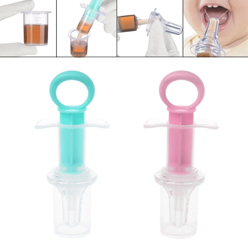 Baby kids smart medicine dispenser Needle Feeder Squeeze Medicine Dropper Pacifier Dispenser JuceFeeding Utensils BabyAccessorie