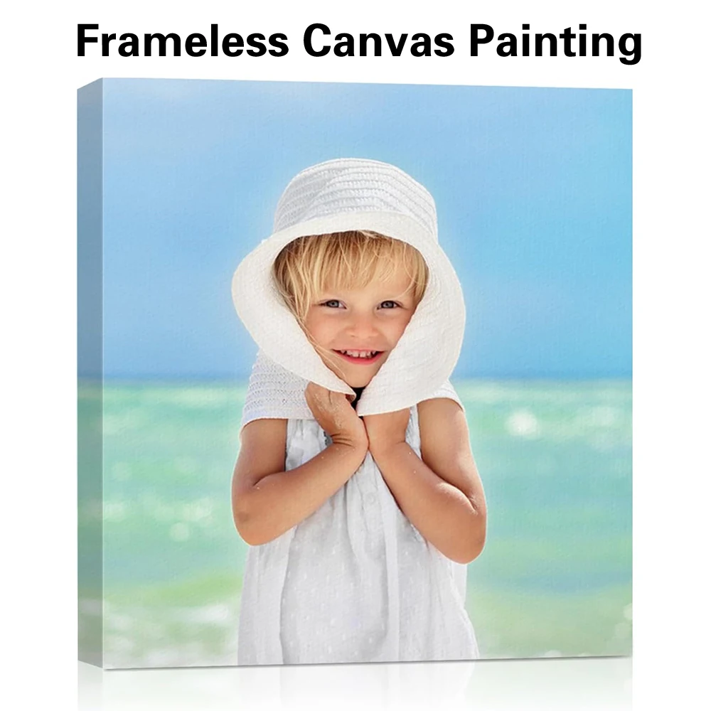 1pc Frameless Personalize Custom Photo child Hand Painted Canvas Oil Paintings Video Game Wall Pictures Print For Gamer Room