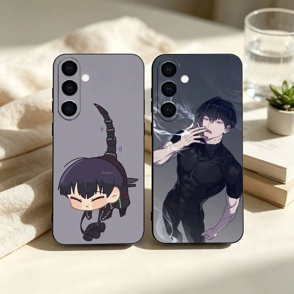 Kaiju No.8 Hoshina Soshiro-o  Black Soft Silicone Shockproof Case For Samsung A70/A71/A51/A52/A53 & Other Models