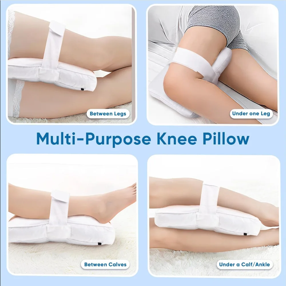 Memory Foam Single Leg Pillow, Knee Pillow For Side Sleepers, With Adjustable Straps, Leg Cushion Pad Suitable For Side Sleeping view 5