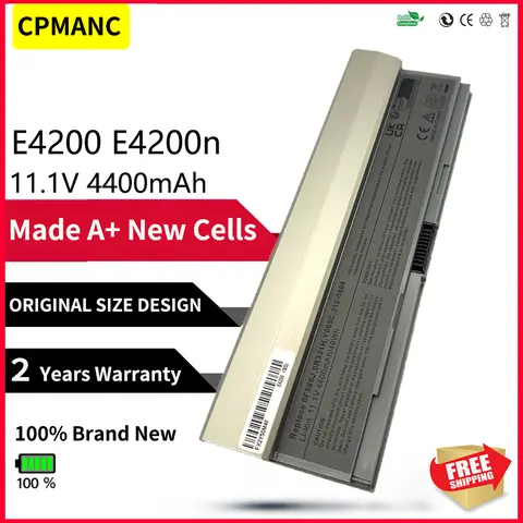 Battery For Dell Latitude E4200 E4200n 00009 312-0864 451-10644 453-10069 F586J R331H R640C R841C W346C X784C Y082C Y084C Y085C
