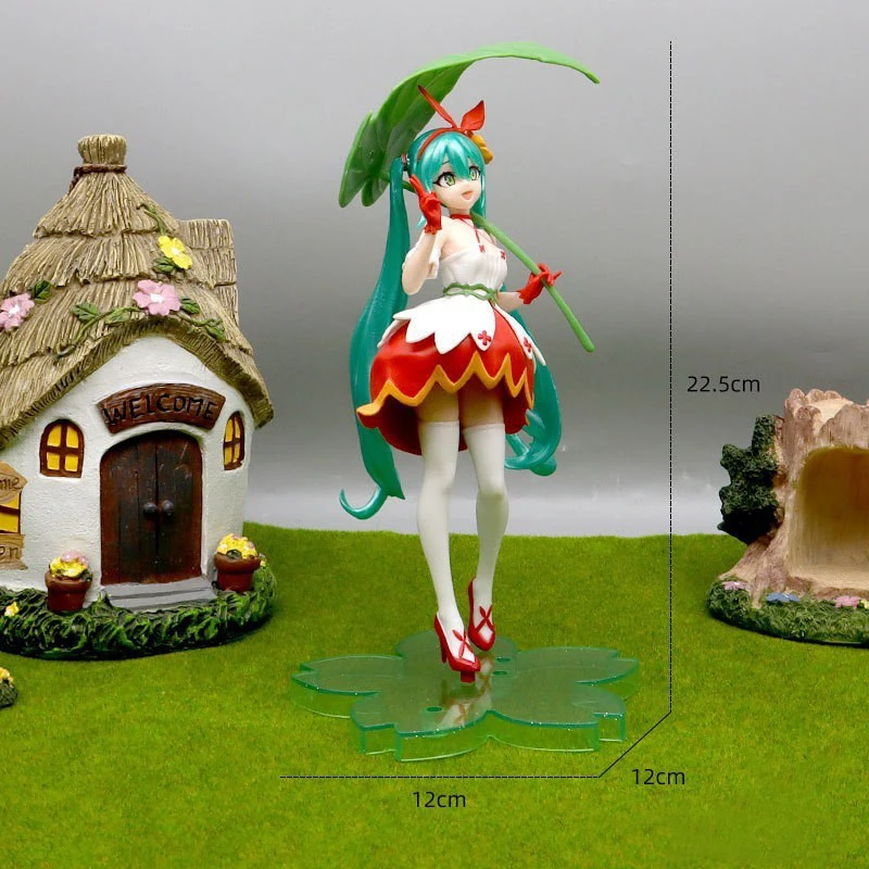 Figura DE ACCIÓN DE Hatsune Miku, modelo de regalo, coleccionables para niños figuritas, alrededor de 20cm, 1 pieza