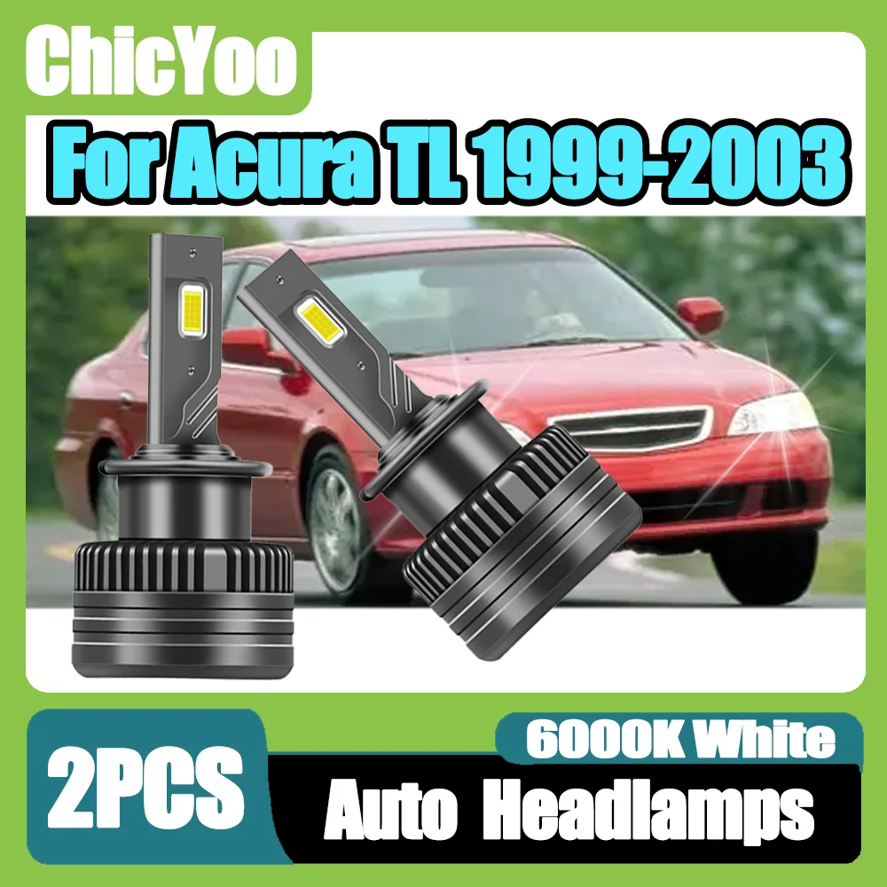 

2PCS 120W LED Car Lights D2S HID Xenon Headlight Bulbs Auto Lamps 6000K Super Bright White 30000LM 12V For Acura TL 1999-2003