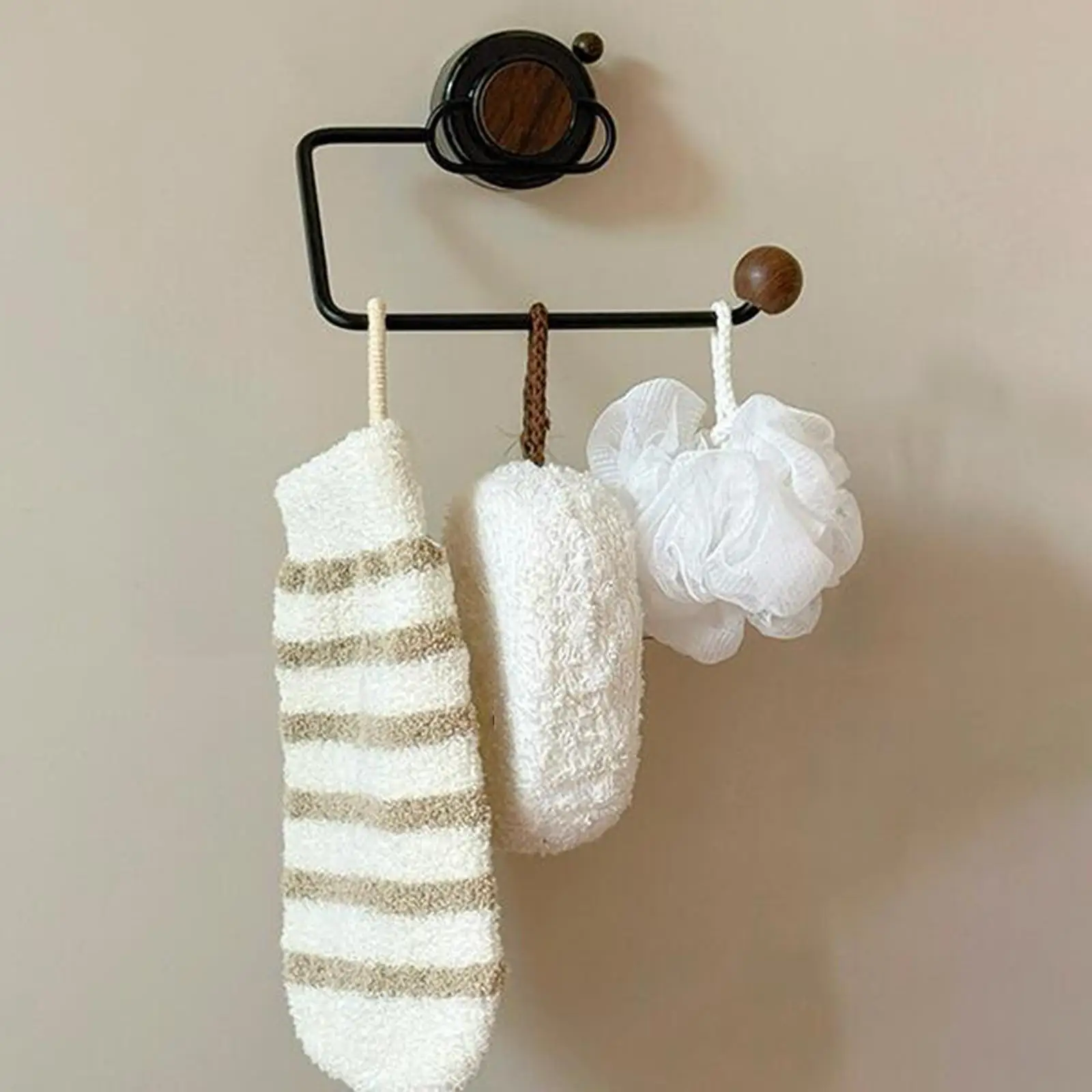 

Suction Cup Toilet Paper Holder Roll Paper Rack for Store Office Farmhouse