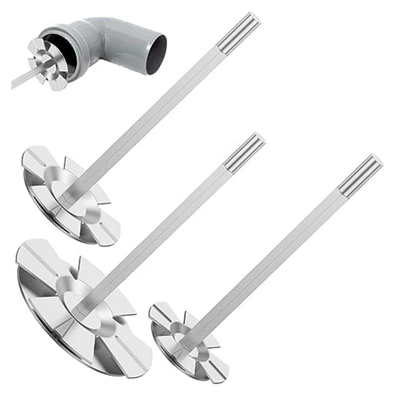 

3 Piece PVC Fitting Socket Saver Silver Metal For 1/2Inch Variable Speed Power Drill