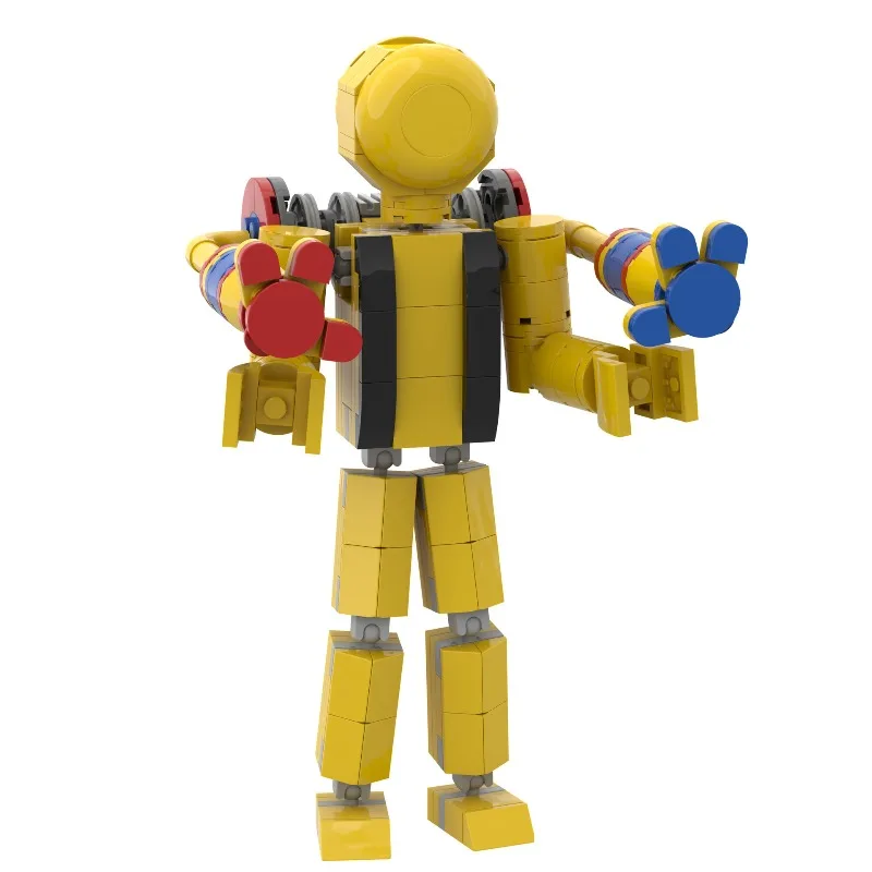 MOC Player: Novo Jogo de Aventura Criativo de Blocos de Montar, Quebra-Cabeça de Terror e Thriller, Modelo de Personagem para Montar, Brinquedo de Tijolos, Presente para Fãs do MOC