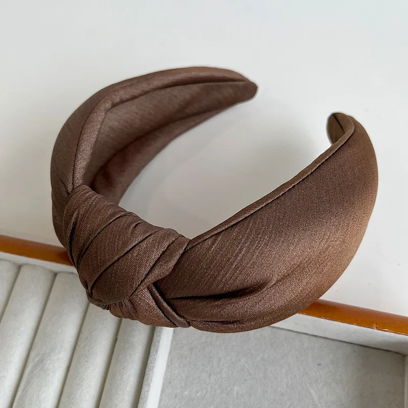 Autumn Dark Color Sponge Knot Hairband Headband Adult Hair Accessories Hair Jewley