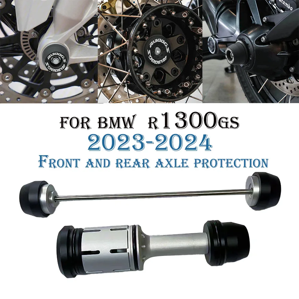 for BMW R1300GS, R1300gs, 2023-2024, New Motorcycle Front and Rear Wheel Spindle, Crash Protection