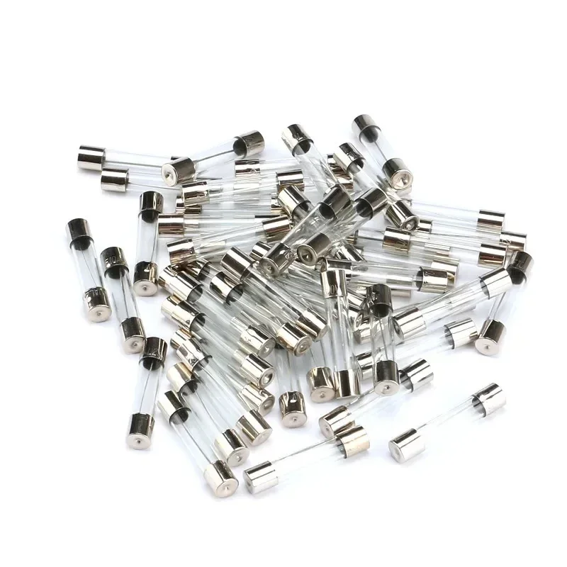 10pcs Glass Tube Fuse 5x20MM 0.1A 0.2A 0.5A 1A 2A 3A 4A 5A 6.3A 8A 10A 12A 15A 20A 30A 25A 250V Fast Blow Fuses