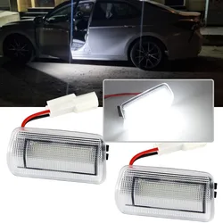 2PCS Fits For Toyota Land Cruiser 200 Series 150 Series Prado MK4 J150 For Lexus ES240 IS250 Led Door Courtesy Light Bulbs White