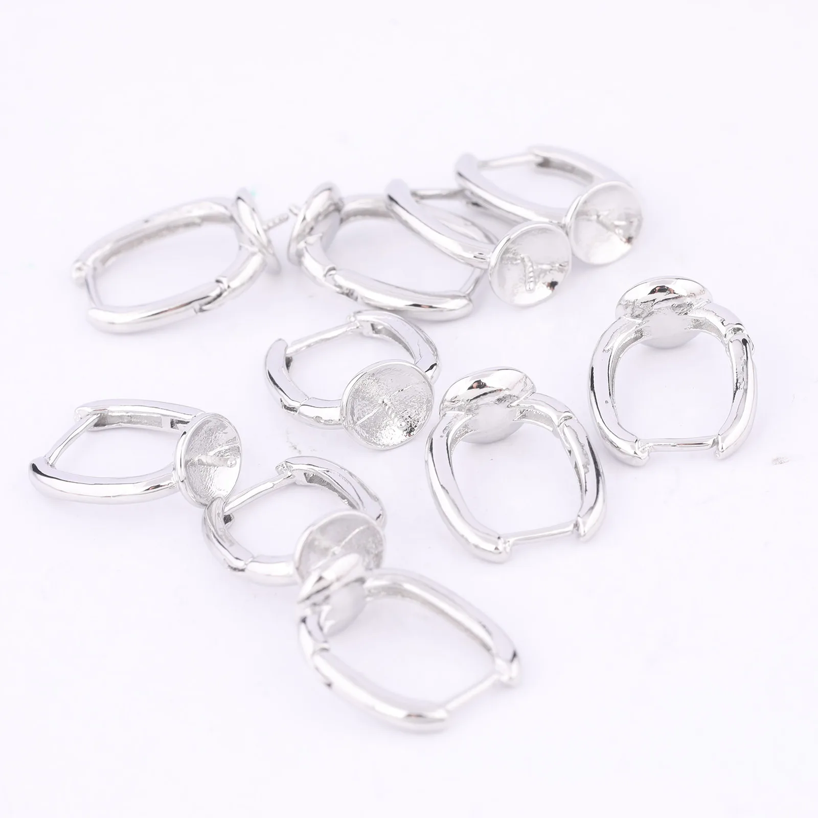 20pcs Leverback Earring Bezel Setting Blanks for DIY