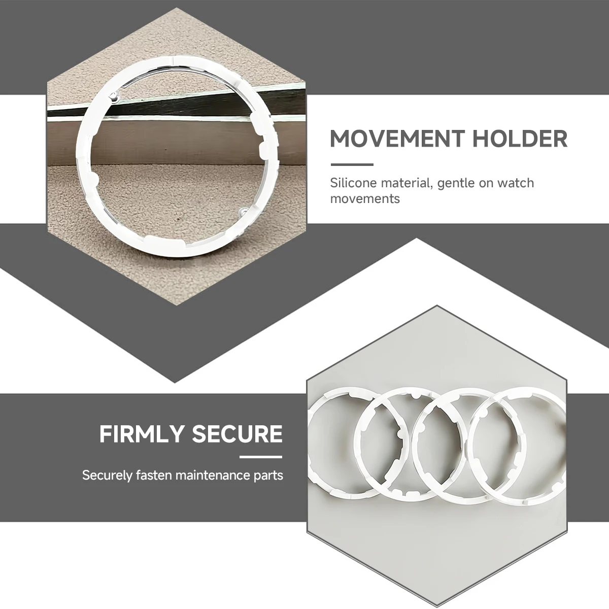 1/2/4/10 قطعة ساعة حركة فاصل الدائري ل 8200 8205 8215 ساعة حركة استبدال اكسسوارات ساعة فاصل خواتم