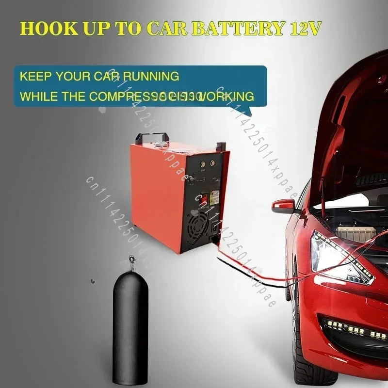 High Quality For Industrial Use High Pressure Air Compressor 4 Stage Pump Filter GX CS4 Portable 400bar 5800psi