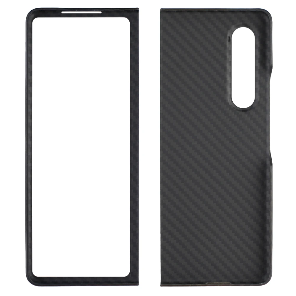 YTF-carbon carbon fiber case For Samsung Galaxy Z Fold 3 case Aramid fiber durable anti-drop Z Fold 3 case