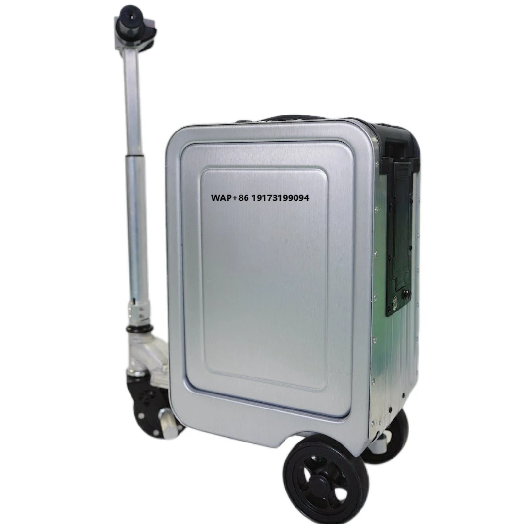Modern Smart Travel Cycling Luggage Lightweight Portable Aluminium Frame Smart Follower with USB Charging