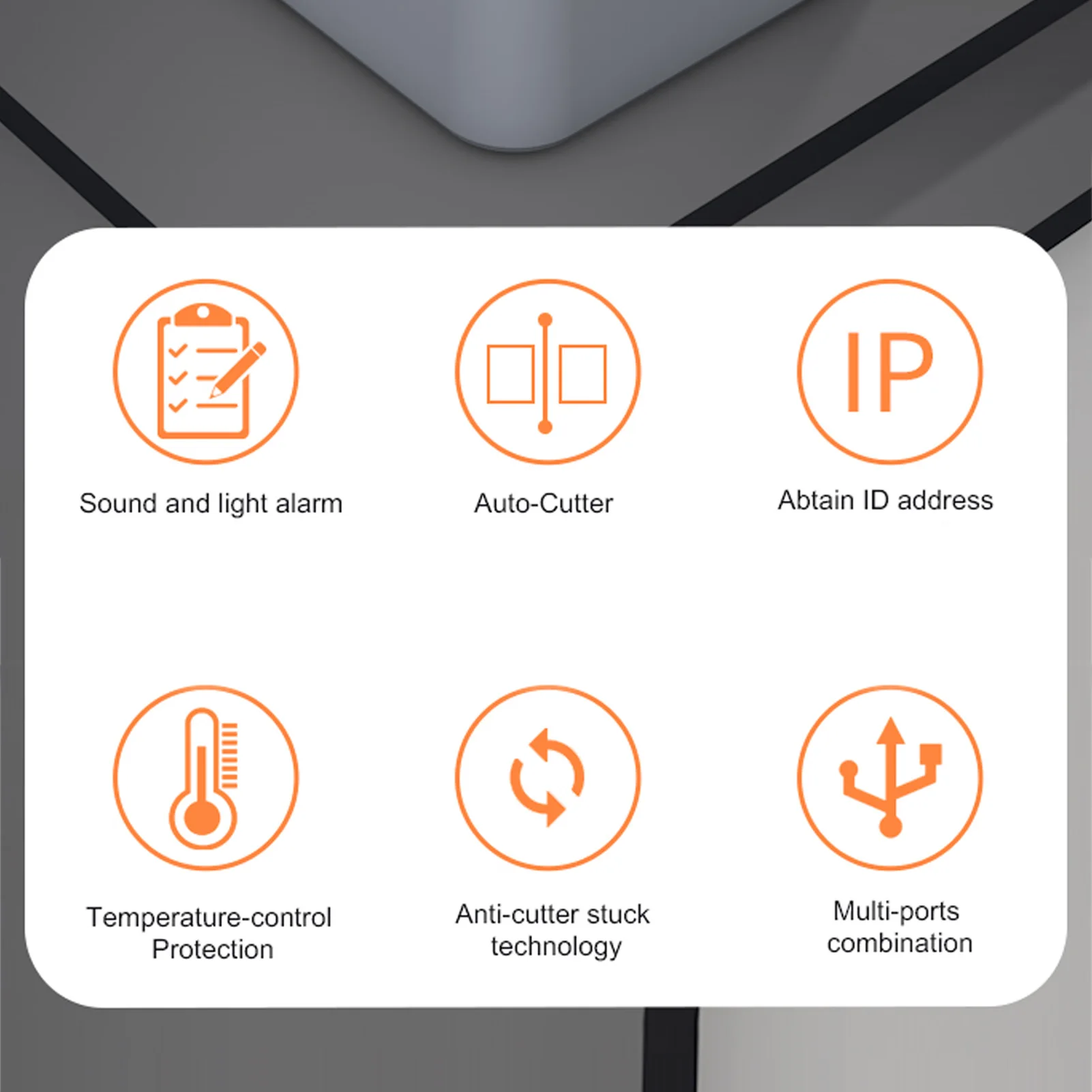 80 мм USB термопринтер чеков с автоматическим резаком POS-принтер Принтер для купюр для кухни Коммерческий принтер для розничной торговли