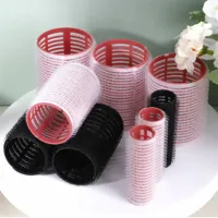 6Pcs Hair Roller Set Self Grip Heatless Hair Curler Different Size No Heat Women Self-adhesive Curling Hairdressing Styling Tool