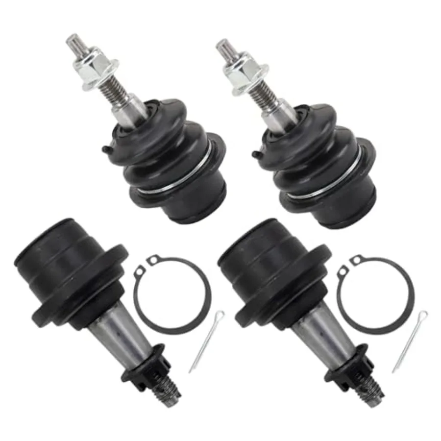 

Front Upper and Lower Driver and Passenger Side Ball Joint Set Compatible with 15-16 Ford F-150 17-20 F-150 XL XLT Lariat Plati