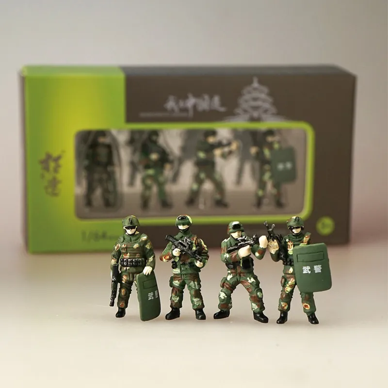 XCARTOYS Car Toys For Boys 1:64 Chinese Firefighters Rescue Workers Maintenance Workers Armed Police Camouflage Dolls Holiday Gi