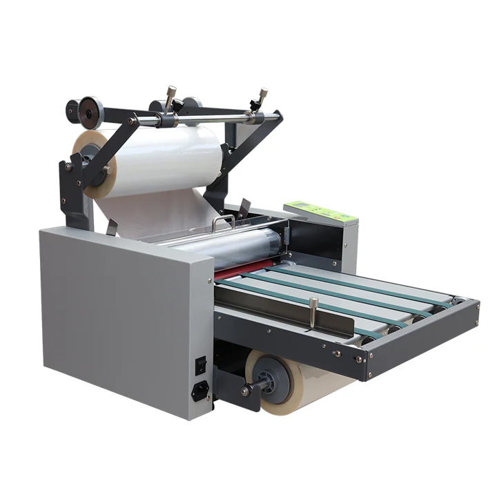 for SG-L388 Hot and Cold A3+ Roll auto feeding paper with belt laminating machine