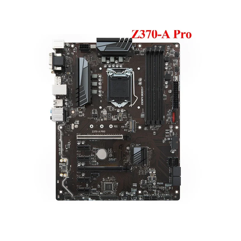 PP+  FOR MSI Z370-A Pro Game Motherboard Tested 100% OK 64GB DDR4 Support i7 9700K