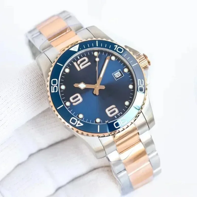 2024 luxury Seamaster Series HM600 Fully Automatic Mechanical Movement Men\'s Watch Sapphire mirror finish stainless steel case