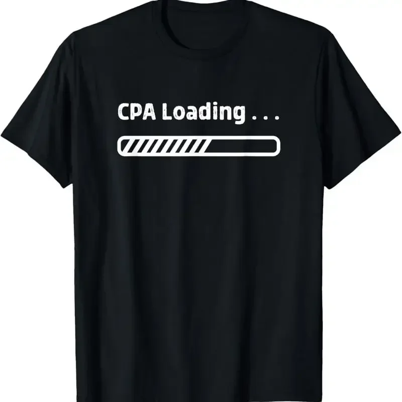 Cpa Loading Funny Accountant Tax Audit Accounting Student T Shirt