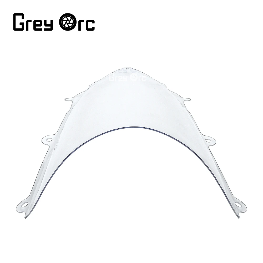 دراجة نارية مزدوجة فقاعة الزجاج الأمامي شاشة الرياح منحرف شاشة الزجاج الأمامي لياماها YZF-R6 YZF R6 600 2017-2024 2018 2019 #4