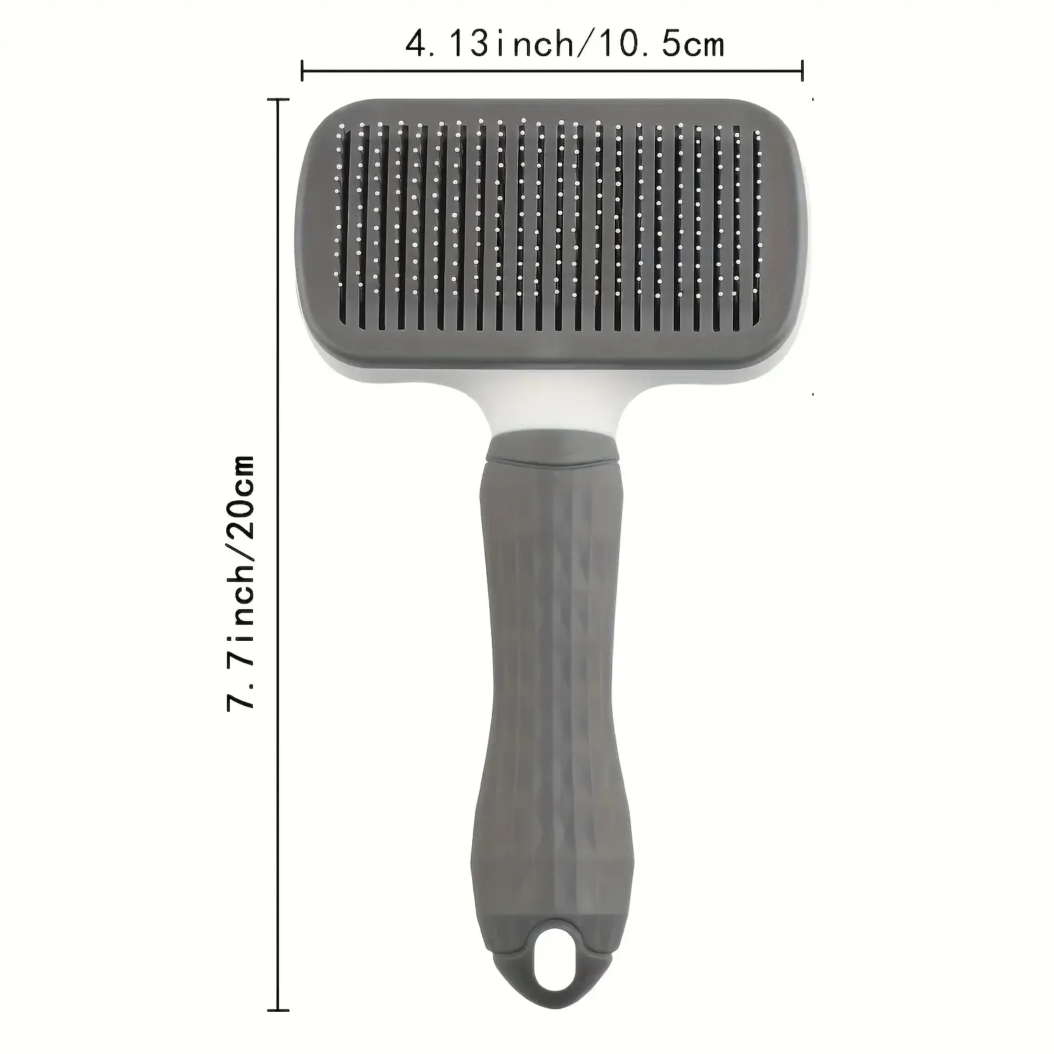 Easy to Clean Pet Grooming Brush with Self-Cleaning Button for One Click Hair Removal