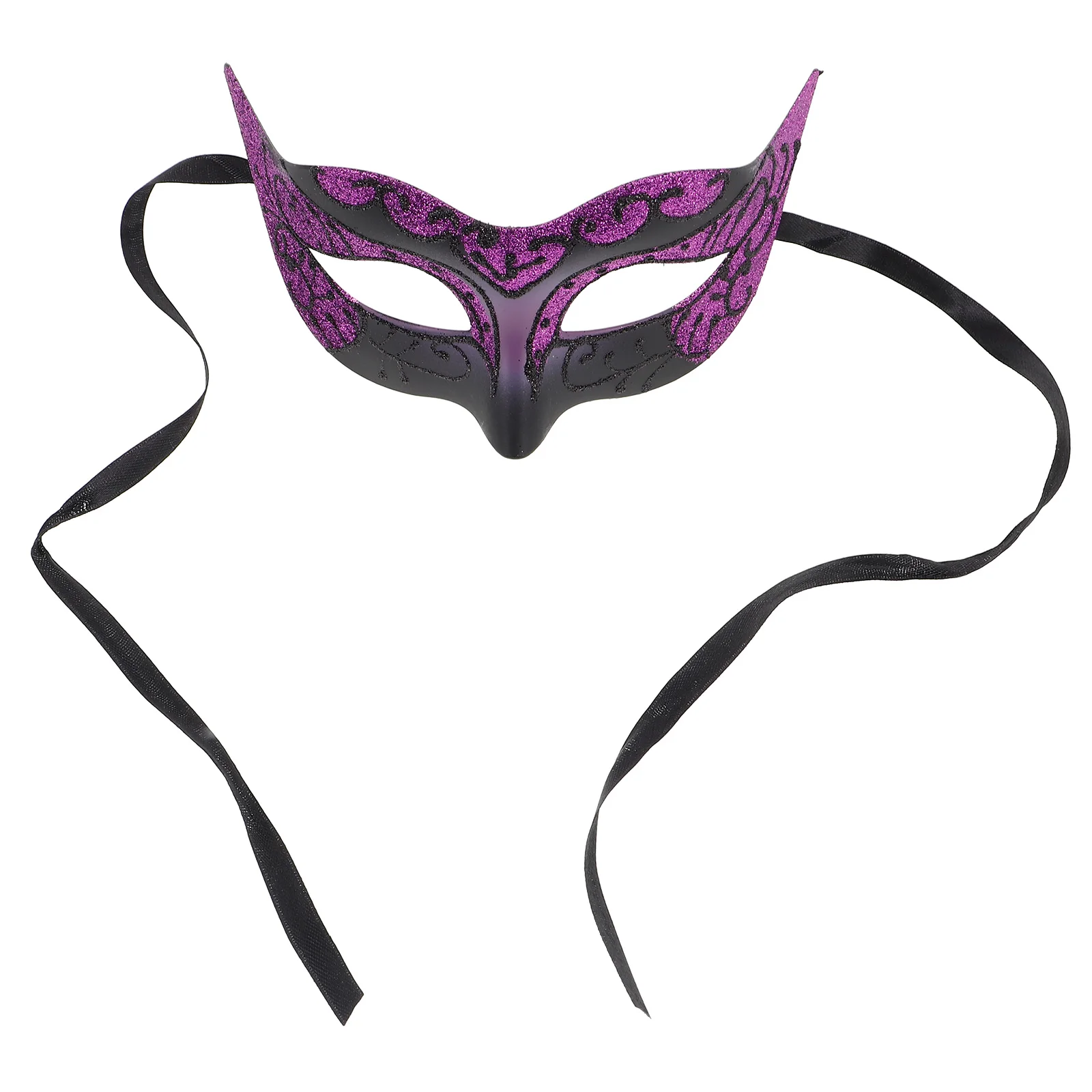 

Painted Masquerade Masks Half Face Shine Gras Plastic Costume Decorative Mask Women Christmas Carnival Party Accessories