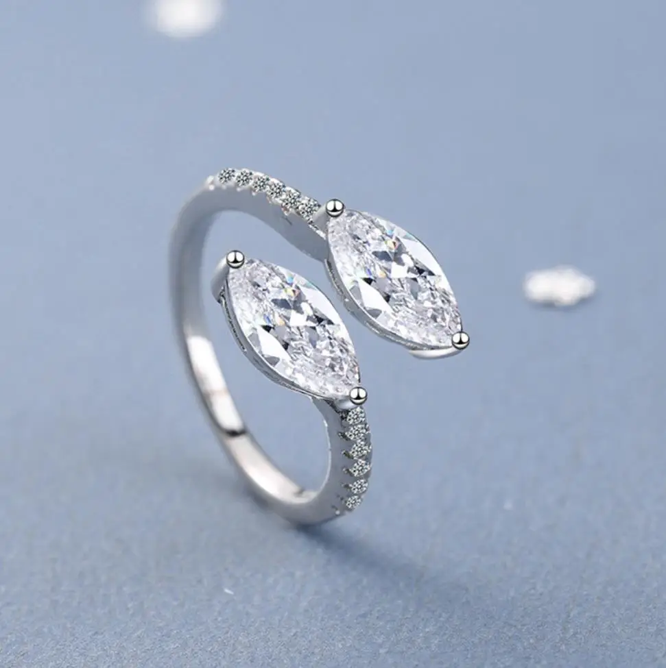 

New 925 Sterling Silver Ring Moissanite Simple for Women Wedding Luxury Jewelry Engagement Charm Fashion Party Gifts Ring