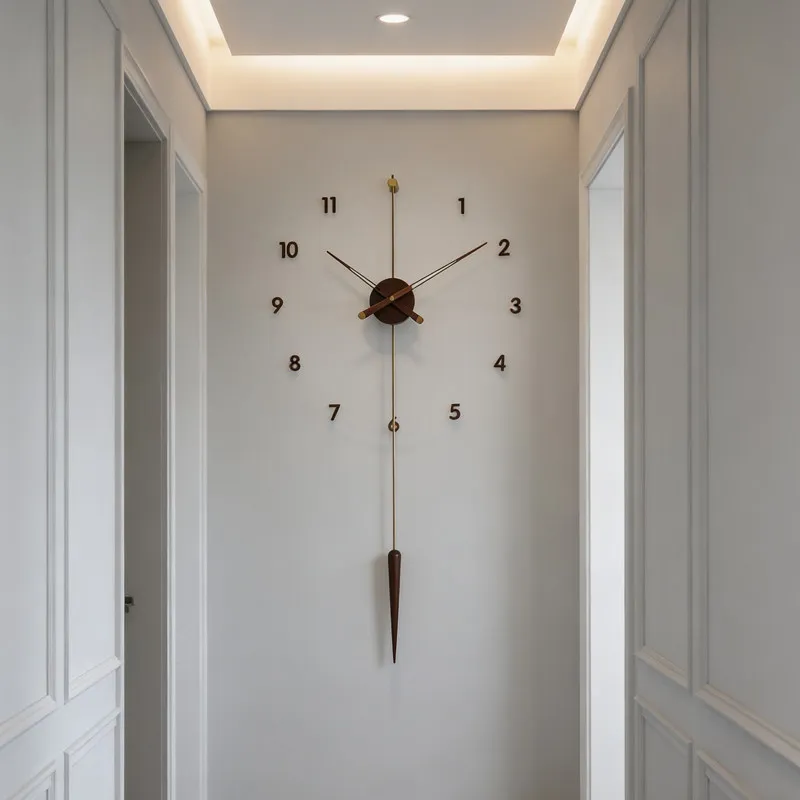 

Art Mural Interior Simple Digital Wall Clocks Creative Quartz Aesthetic Round Wall Clocks Horloge Murale Living Room Decoration
