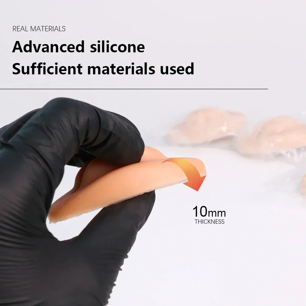 1 PC 3D Silicone Body Model Ear Nose Lips Tongue Model Men Professional Tattoo Practice Tools Silica Gel Body Parts