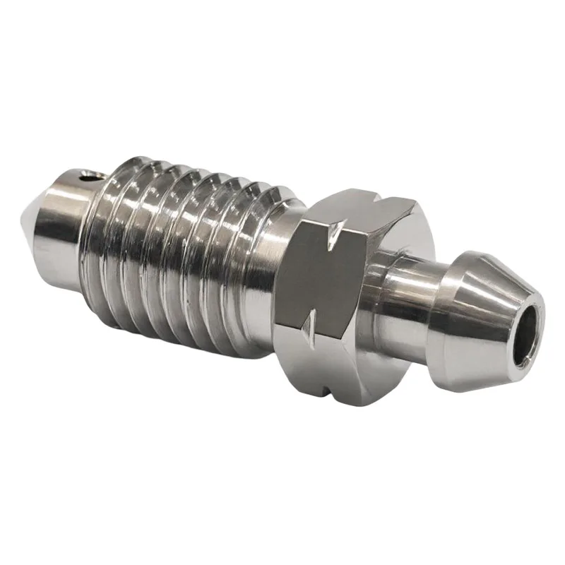 Brake Caliper With Oil Nozzle Tip Oil Drain Screw Disc Brake Flange Cap M10x1.0/1.25 For Motorcycle ATV